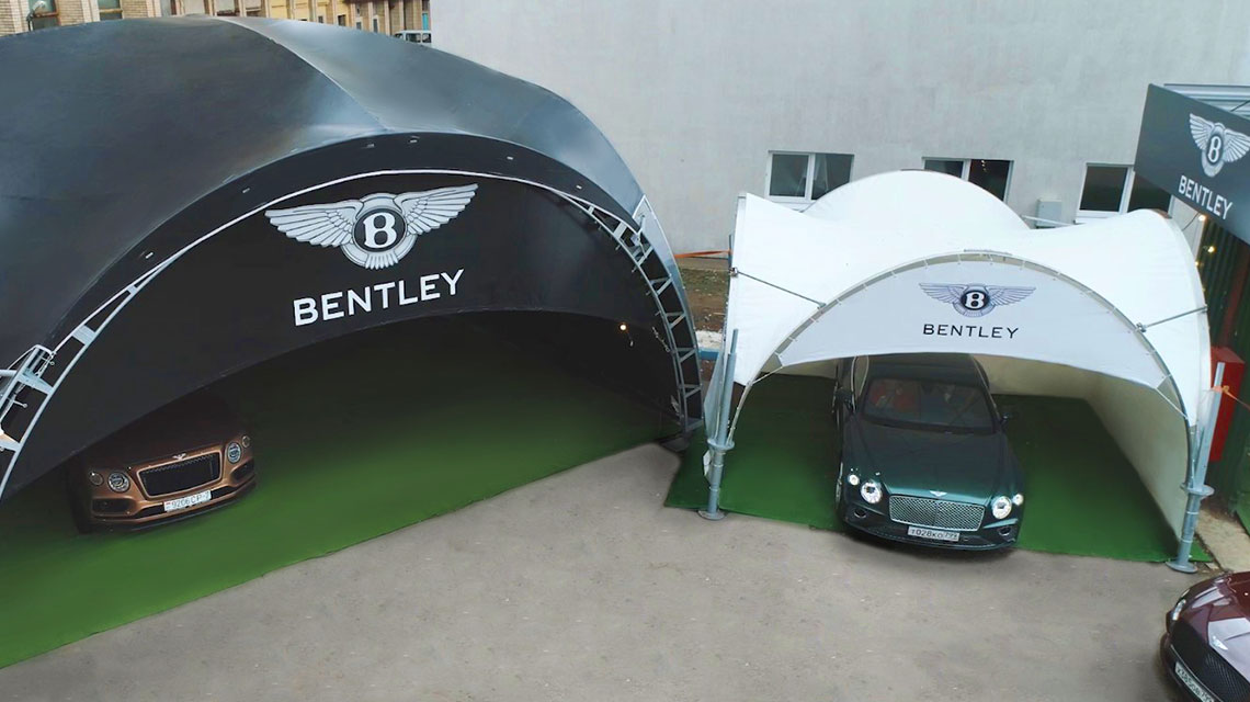Тент для парковки Bentley